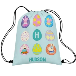 Peppa Pig Easter Eggs Drawstring Bags