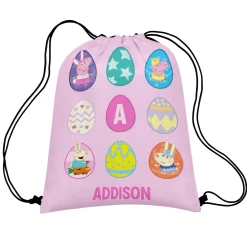 Peppa Pig Easter Eggs Drawstring Bags
