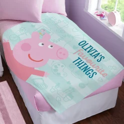 Peppa Pig Favourite Things Blanket