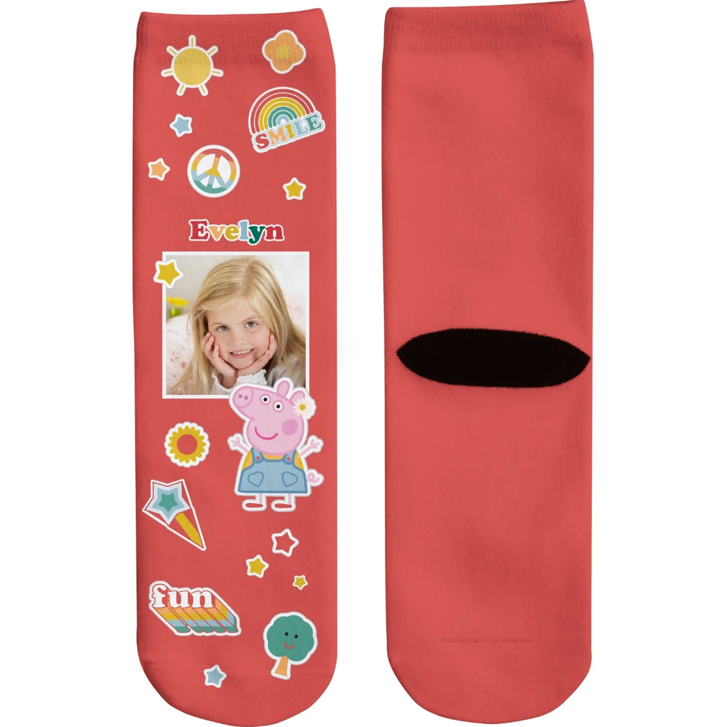 Peppa Pig Fun Photo Socks