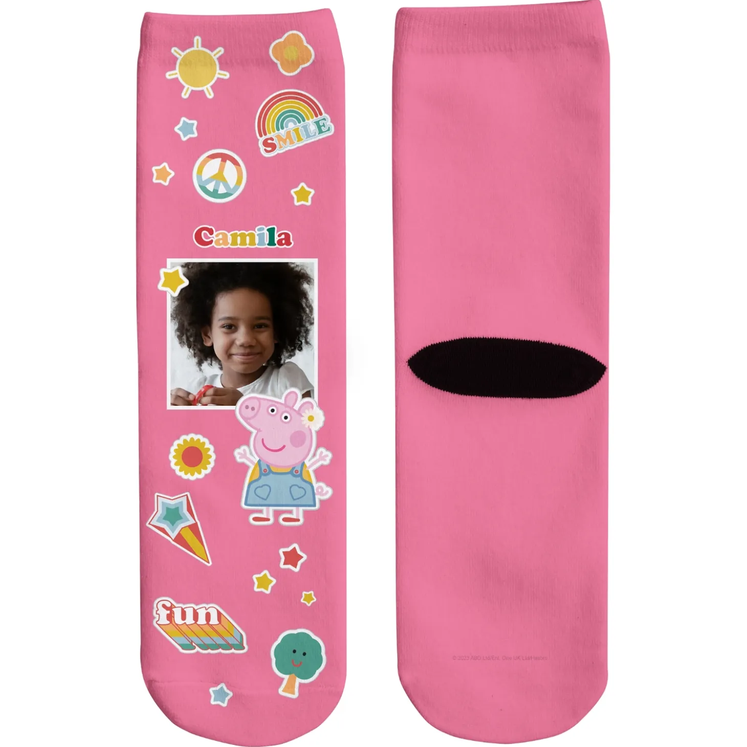 Peppa Pig Fun Photo Socks