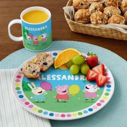Peppa Pig Group Balloons Personalized Tableware