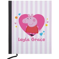 Peppa Pig Heart Notebook