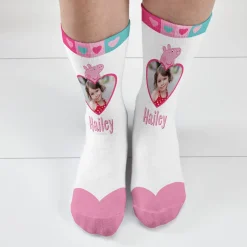 Peppa Pig Heart Photo Socks
