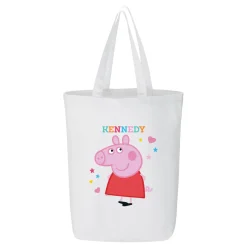 Peppa Pig Hearts and Stars Tote Bag