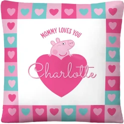 Peppa Pig Heart Throw Pillow