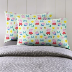 Peppa Pig Let's Play Initial Pillowcase