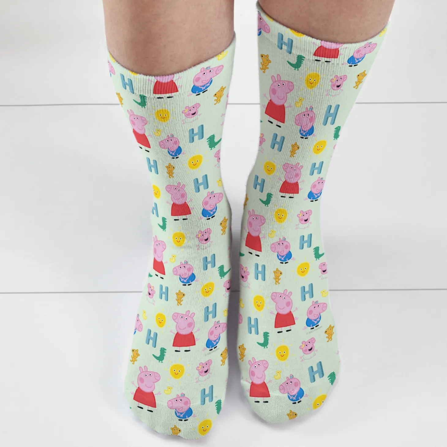 Peppa Pig Let's Play Initial Socks