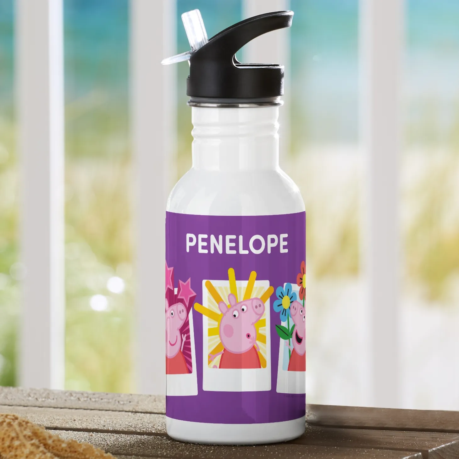 Peppa Pig Photos Water Bottle
