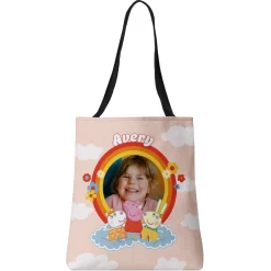Peppa Pig Pink Rainbow Photo Tote Bag