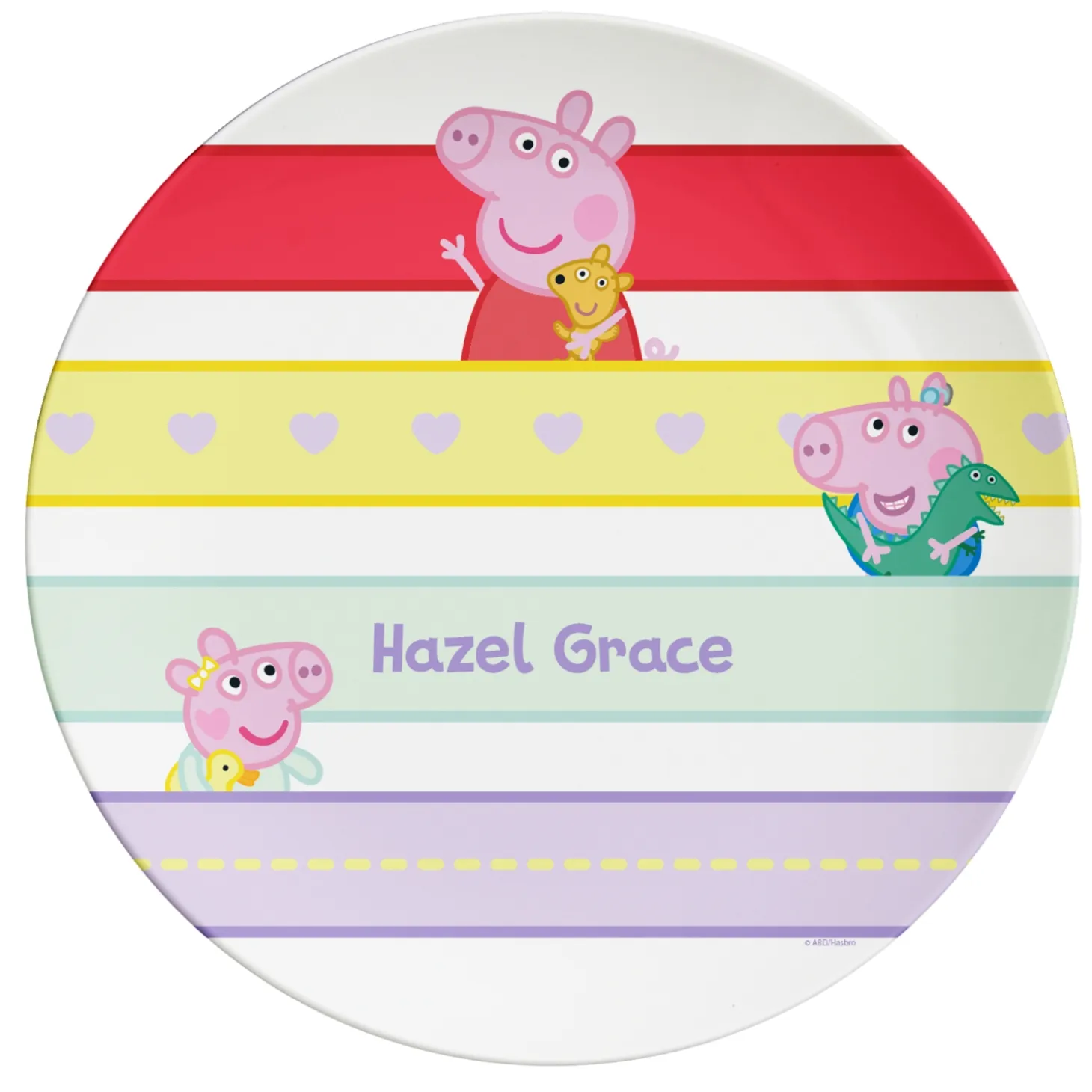 Peppa Pig Playful Stripes Tableware