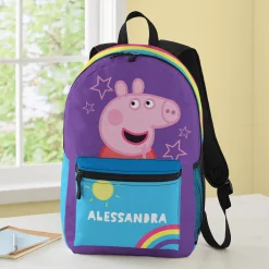 Peppa Pig Rainbow and Stars Backpack