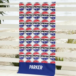 Pepsi® Logo Pattern Beach Towel