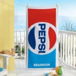 Pepsi® Retro Logo Beach Towel
