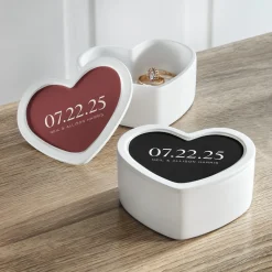 Perfect Date Heart Keepsake Box