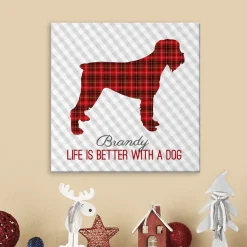 Perfectly Plaid Pet Canvas