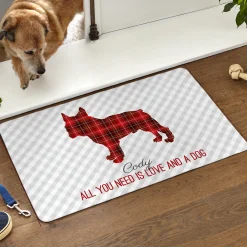 Perfectly Plaid Pet Doormat