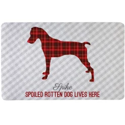 Perfectly Plaid Pet Doormat