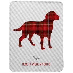 Perfectly Plaid Pet Plush Blanket