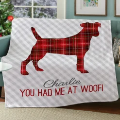 Perfectly Plaid Pet Plush Blanket