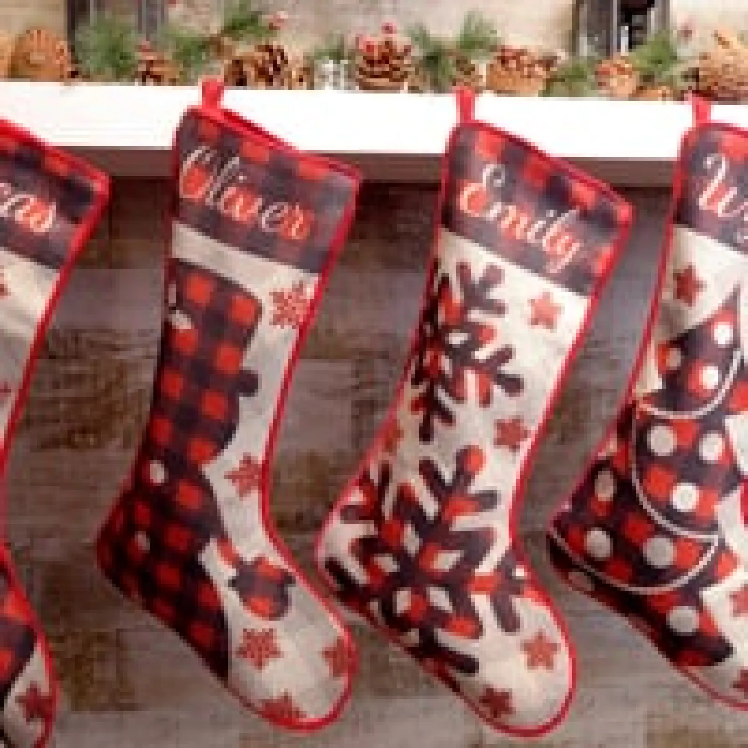 Perfectly Plaid Rustic Stocking