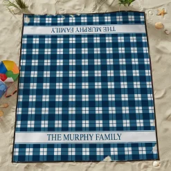 Perfect Plaid Beach Blanket