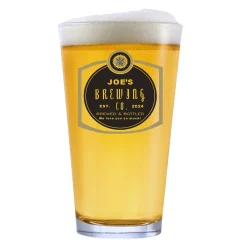 Personalized Barley Beer Glassware