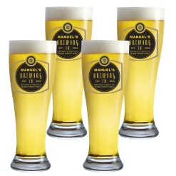 Personalized Barley Beer Glassware