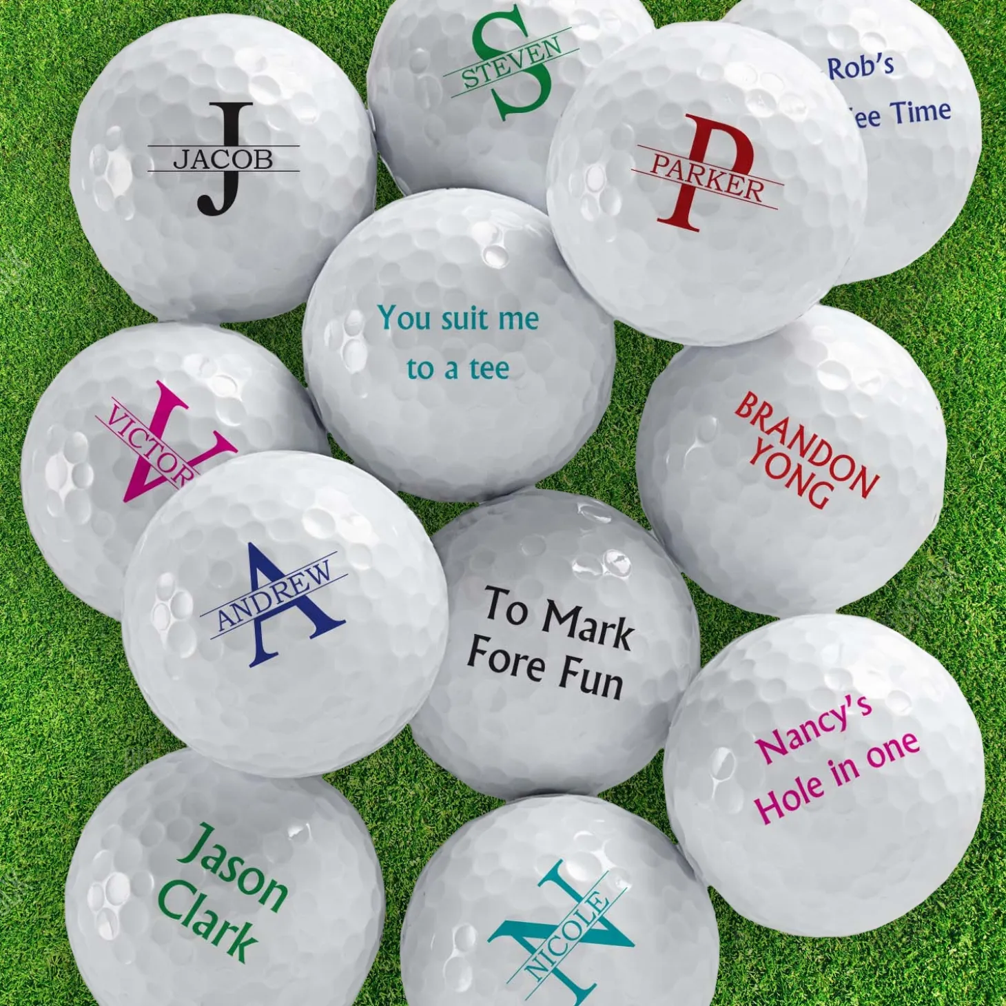 Personalized Golf Ball Sets