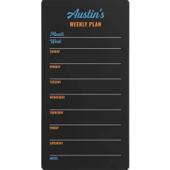 Personalized Weekly Plan Chalkboard