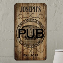 Personal Pub Metal Sign