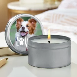 Pet Love Photo Canister Candle