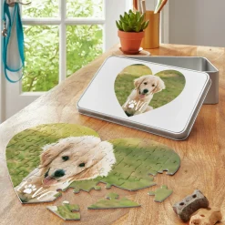 Pet Love Photo Heart Puzzle