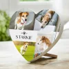 Pet Love Photo Wood Heart