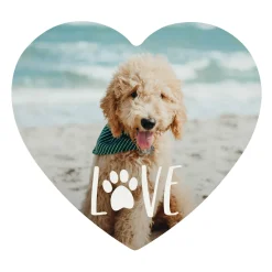 Pet Love Photo Wood Heart