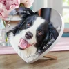 Pet Memorial Photo Wood Heart