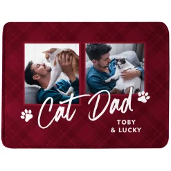 Pet Parent Photo Plush Blanket