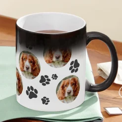 Pet Paw Photo Color Changing Mug