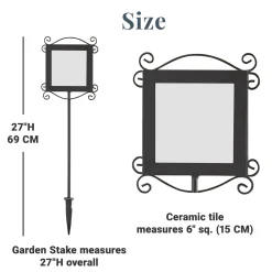 Pet Silhouette Memorial Garden Stake