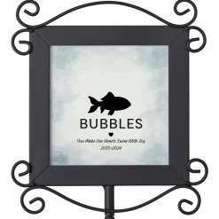 Pet Silhouette Memorial Garden Stake