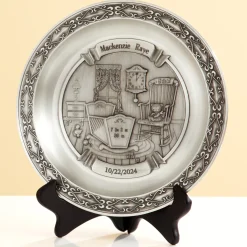 Pewter Baby Plate