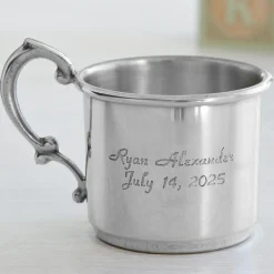 Pewter Keepsake Baby Cup