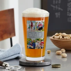 Photo Expressions Pint Beer Glass