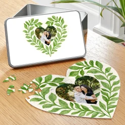 Photo Foliage Heart Puzzle