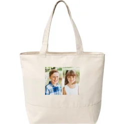 Photo Gallery Zippered Tote Bag