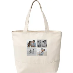 Photo Gallery Zippered Tote Bag