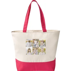 Photo Gallery Zippered Tote Bag