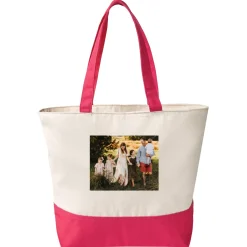 Photo Gallery Zippered Tote Bag