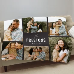 Photo Memories Collage Plush Blanket
