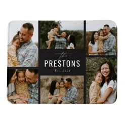 Photo Memories Collage Plush Blanket